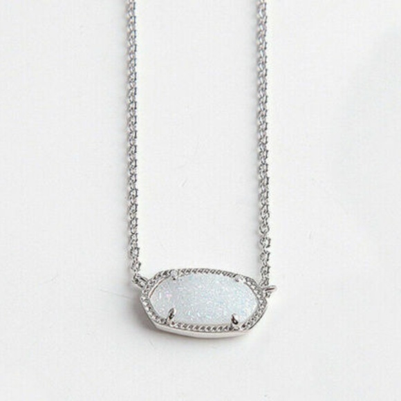 NEW Kendra Scott Elisa Silver Pendant Necklace - Picture 5 of 8